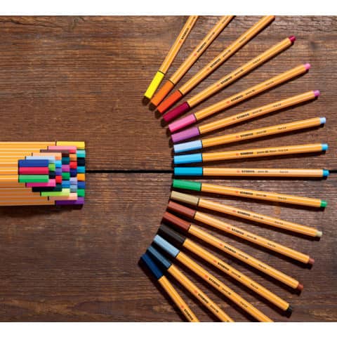 Fineliner Stabilo Point 88® 0,4 mm giallo neon 88/024